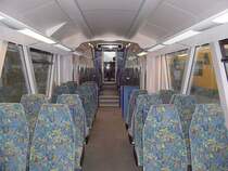 Inneneinrichtung VT 40 der Oberpfalzbahn.