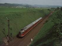 Ein VT 08 zum Vt 12 mutiert in den 70er Jahren kurz vor Bad Driburg
