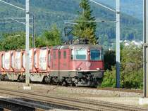 SBB cargo - G�terzug mit der Lok Re 4/4 11240 unterwes am 02.08.2008