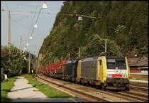 �sterreichurlaub 2008 - Winner: Zwei 189er ziehen den Winner in Richtung Innsbruck. Aufgenommen am 03.September 2008 in Brixlegg.