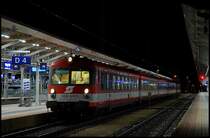 �sterreichurlaub 2008 - �BB: 6010 001-3 konnte am 03.September 2008 als Nachtaufnahme in W�rgl Hbf abgelichtet werden.