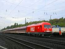 Eurorunner WLE 22 mit D 89736 von K�ln Hbf. nach Gr�mnitz in
Bochum Ehrenfeld.(10.10.2008)