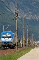 1216 921 (9181 1216 921-7 A-GKB) von  ADRIA-TRANSPORT  ist weitweg von ihrem Einsatzgebiet auf dem Weg in Richtung W�rgl. (08.07.2008)
