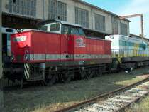 LOTRAC 4 abgestellt bei der ARCO im Zementwerk Karsdorf; 18.10.2008