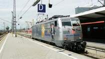 111 027 Lz in M�nchen Hbf (11.8.2008)