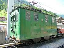 WAB - He 2/2  54 Abgestellt in Lauterbrunnen am 16.08.2008