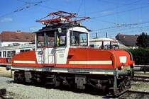 E 24 010 in Vorchdorf-Eggenberg (19. September 2008). - Dia-Scan -