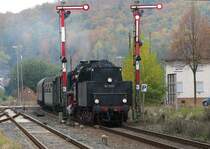 Einfahrt in Stockheim, Sonderfahrt Bad Vilbel - Nidda, 26.10.2008
50 3552
