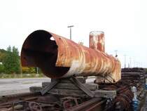 Dieser Lokkessel steht auf einen Rf 4 im Bahnhof Freital Hainsberg.