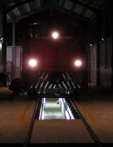 DH 600.3 bei ihrer �berstellung von Lavam�nd (K�rnten) nach Graz (Steiermark) am 17.12.04 im Bhf. Lavam�nd kurz vor der Abfahrt