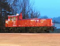 DH 600.3 bei ihrer �berstellung von Lavam�nd (K�rnten) nach Graz (Steiermark) am 17.12.04 im Bhf. St. Paul im Lavanttal