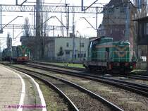 SM42-486 +SM31-074 +SM42-960 rangieren in Stargard.

06.04.2007 Stargard
