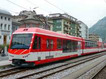 MGB - Triebzug ABDeh 4/8 2021 im Bahnhof Brig am 01.09.2008