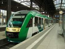 vectus VT 261 als VEC 84348 nach Niedernhausen (Ts) in Wiesbaden Hbf; 17.09.2008