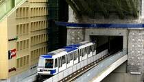 Im Schutz des Pont de Bessi�res wurde f�r die m2 eine eigene neue Br�cke erstellt. Auch die unmittelbar an die Br�cke anschliessende Haltestelle Bessi�res liegt unter einem Br�ckenbogen, was ihr eine etwas spezielle Atmosph�re verleiht. 9.November 2008