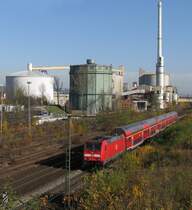 146 245 mit RE 4248 am 5.11.2008 in Regensburg.