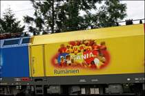 Taufpatin der 1116 056 ist die Tennislegende Ilie Năstase. (09.07.2008)

