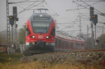 08.11.2008 der RE9 nach Sassnitz hat Rostock verlassen.
