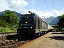 RTS BR 185 569 mit GZ am 26.07.2008 bei M�lenen.