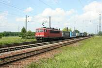 155 167-0 am 23.5.2008 in Niederschopfheim.