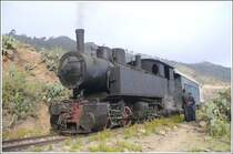 Wieder eine Zwangspause, denn 440.008 hat wieder mal nicht genug Dampf. (28.10.2008)