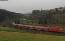 146 233-2  Donaueschingen  Mit dem IRE 4705 nach konstanz am km 70,0 16.11.08