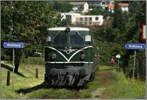 Diesellok 2050 04 f�hrt mit Sonderzug 19815 von Leoben nach Lavam�nd. Wolfsberg 10.08.2008
