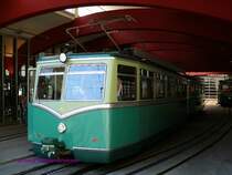 Doppeltraktion von ET3 + ET5 in der Talstation der Drachenfelsbahn in K�nigswinter.

01.07.2008 