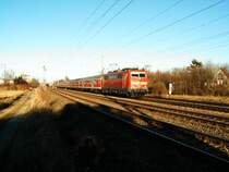 111 034 bei traumhaften Wetter. (08.01.05)