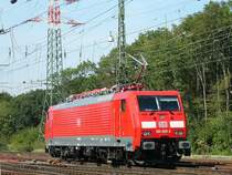 BR 189 bei der Ausfahrt aus dem G�terbahnhof Gremberg (K�ln-Porz)
am 15.09.03 
