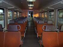 Am 9.1.2005 inneineinrichtung einer BR 628 wartet in Weinheim(Bergstra�e) auf die Abfahrt nach F�rth(odw).