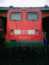 141 248 einer der letzten  Knallfr�sche  auf der Regionalbahn Siegen-Hagen auf die anderen wartet der BENDER :-((