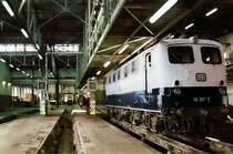 Die 141287 in der E-Lokahlle des Bw Hagen Eck
Aufn. ca 1989