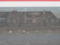 Hier sieht man den Schienenmagnet eines Triebwagen der Baureihe 628.