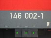 Hier sieht man mal die Bremsanzeige der BR146-002.