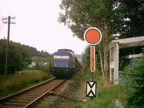 Bauzug - Nachschub durch V120002 RB94 Vormwald