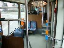 Niederflurwagen des GT8ers 501 am 31.01.09