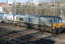 Die PB18 der DLC verl�sst Aachen West  am 30.01.2009
