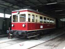 Der VT3 (der �lteste betriebsf�hige Dieseltriebwagen in Europa) darf auch mal wieder aus dem Schuppen, bzw. der Wagenhalle schauen 31.01.09