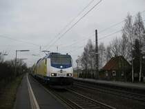 ME 146-02 steht am 31.01.09 mit MEr 36511 Hamburg-Harburg - L�neburg in Ashausen zur Abfahrt Richtung Winsen (Luhe) bereit.