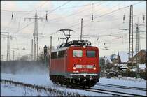 139 287 rollt durch Ratingen-Lindorf in Richtung S�den. (05.01.2009)
