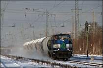 NIAG Nr.4 bringt Braunkohlestaub in Richtung K�ln. (05.01.2009)
