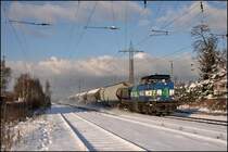 NIAG Nr.4 bringt Braunkohlestaub in Richtung K�ln. (05.01.2009) 

