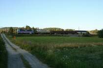 GC Rc2 1031 mit einem Kurzzug nach �nge am 30.7.2008 in Kl�stre.
