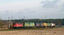 140 656 | Containerzug | 08. November 2008 | Wagh�usel