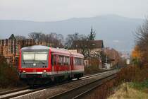 628 655 | RB 18519 Neustadt (Weinstra�e) - Karlsruhe | 15. November 2008 | Edesheim