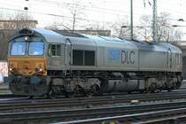 Die PB03 der DLC f�hrt in Aachen West am Abend des 30.01.2009