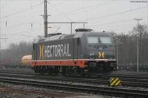 241 003 (Organa) bei ihrer Tagesruhe im �bf der WHE in Wanne-Eickel. 4.2.09
