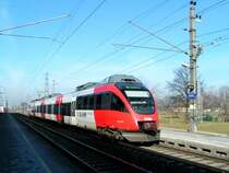 4024 023-6 (S-BAHN Vorarlberg) verl�sst als R5624 den Bhf. Wolfurt; 090203