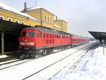 232 268-3 �bernahm am 14.03.2006 die Ersatzleistung eines ausgefallenen 612 auf der Strecke G�rlitz-Dresden. Aufgenommen in Bischofswerda.